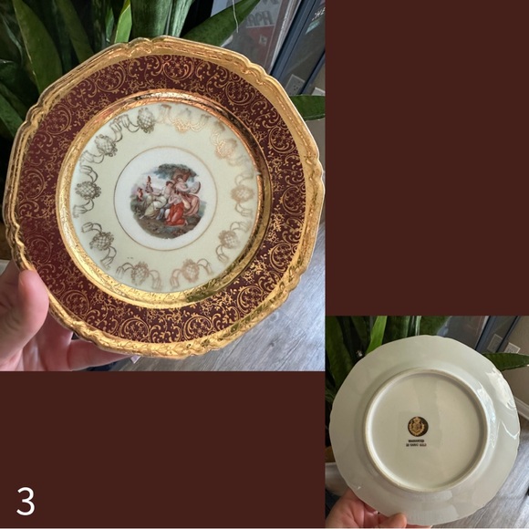 (7) RARE & VINTAGE FINE CHINA 22KT GOLD - Picture 3 of 7